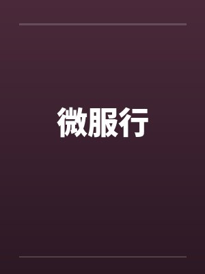 微服行 微服行