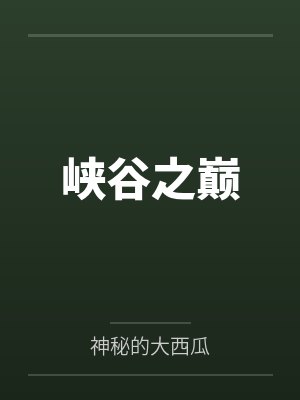 峡谷之巅笔趣阁无弹窗