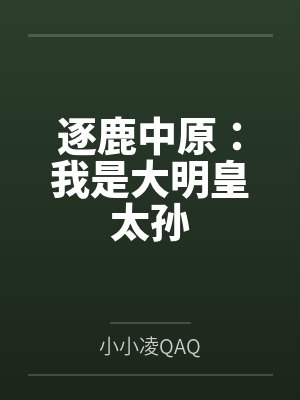 逐鹿中原:我是大明皇太孙 逐鹿中原:我是大明皇太孙