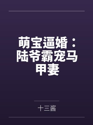 萌宝逼婚:陆爷霸宠马甲妻 萌宝逼婚:陆爷霸宠马甲妻